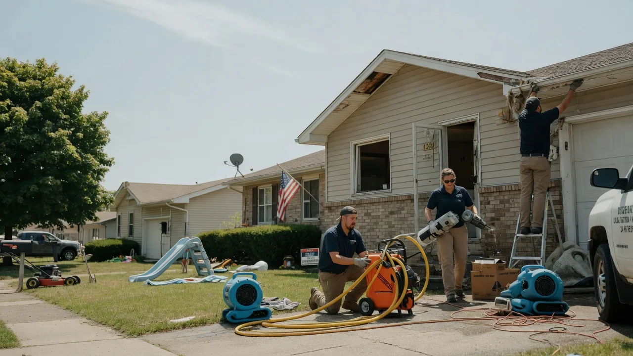 Water Damage Restoration in South English, IA near me